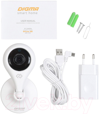 IP-камера Digma DiVision 300 (белый/черный)