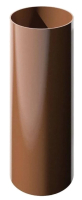 Труба водостока Технониколь ПВХ 683371 (3м, темно-коричневый глянец) - 