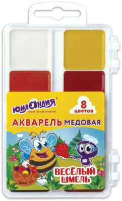 

Акварельные краски Юнландия, Ассорти, Веселый шмель / 191519