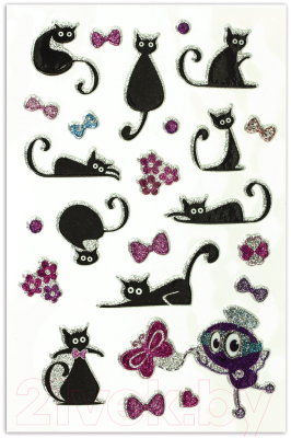 Изображение товара Набор наклеек Юнландия Кошки / 661825