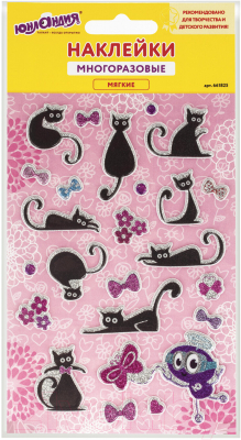 Изображение товара Набор наклеек Юнландия Кошки / 661825