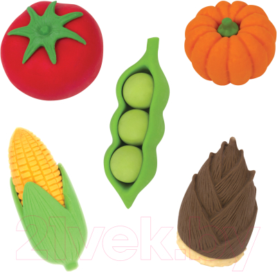 Изображение товара Набор ластиков Юнландия Огород / 229595 (5шт)