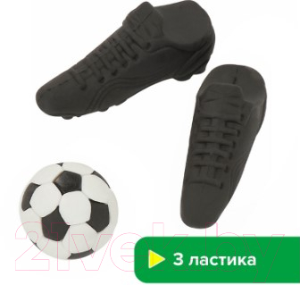 Набор ластиков Пифагор Футбол / 223608 (3шт)