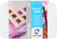 Акварельные краски Van Gogh 20808642 (12цв, розовый/фиолетовый) - 