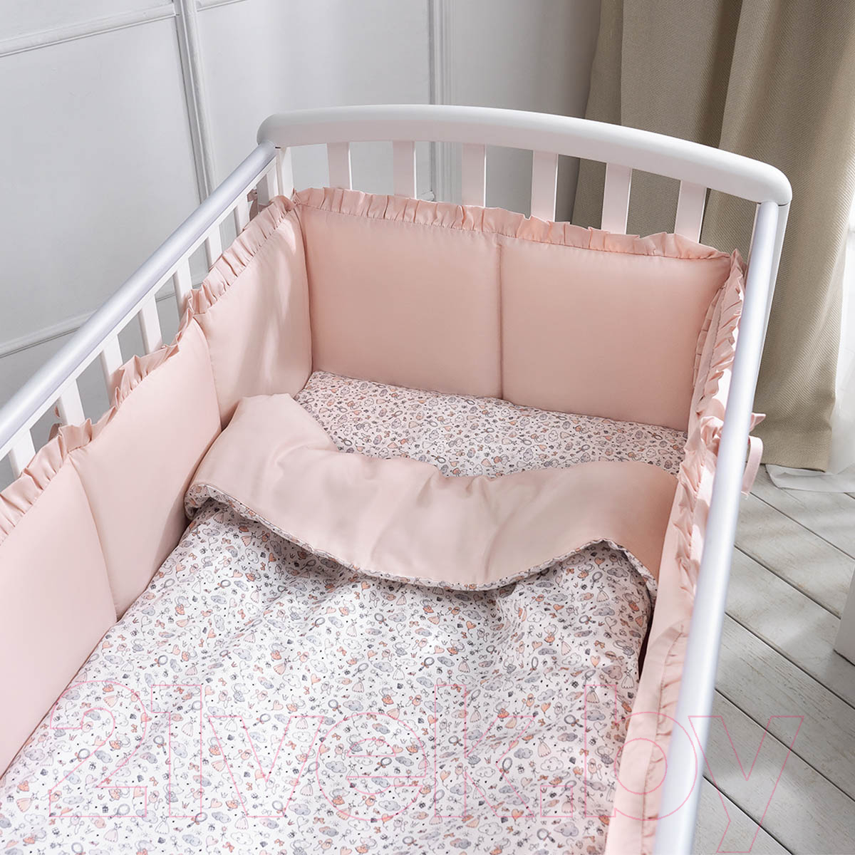 Комплект постельный для новорожденных Perina Dream / ЛД6-03.3 (6 предметов, Princess)