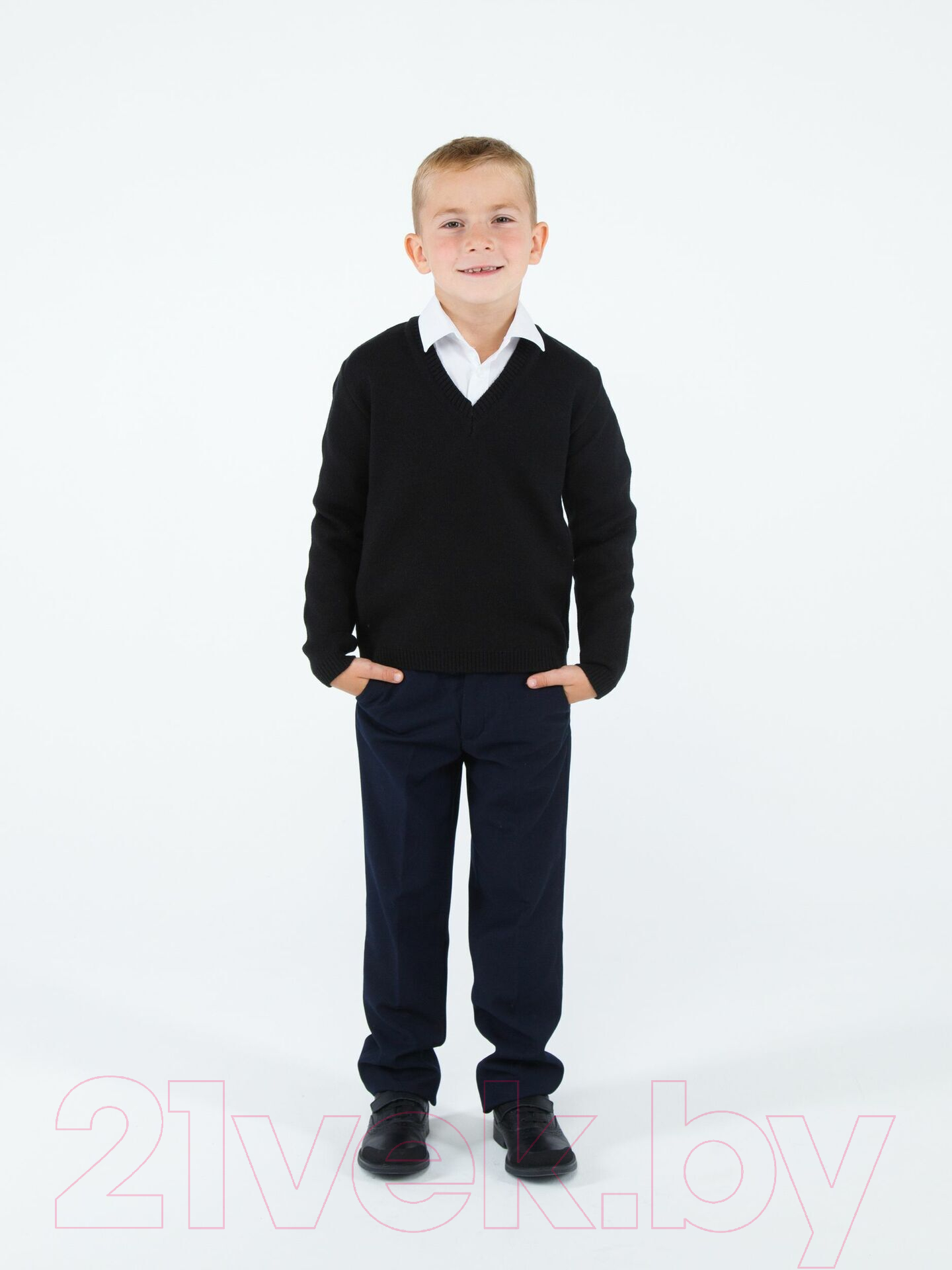 Джемпер детский Amarobaby Pure Love School / AB-OD21-PLS2101/09-134 (черный, р. 134) — фото 6
