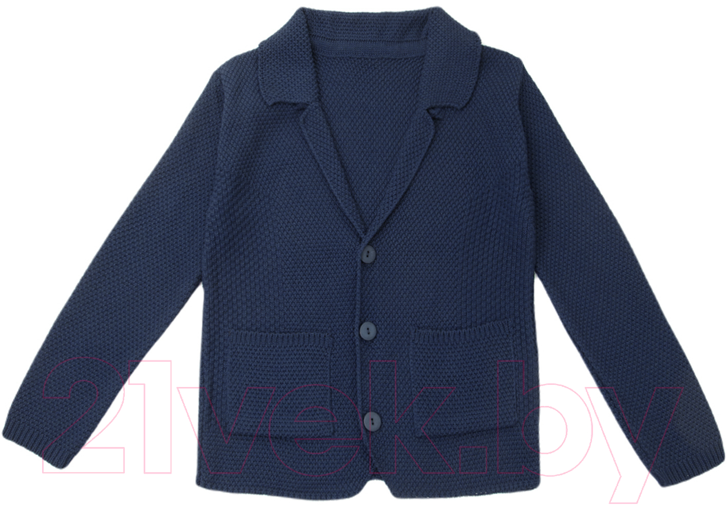 Жакет детский Amarobaby Pure Love School / AB-OD21-PLS2001/20-122 (синий, р-р 116-122)