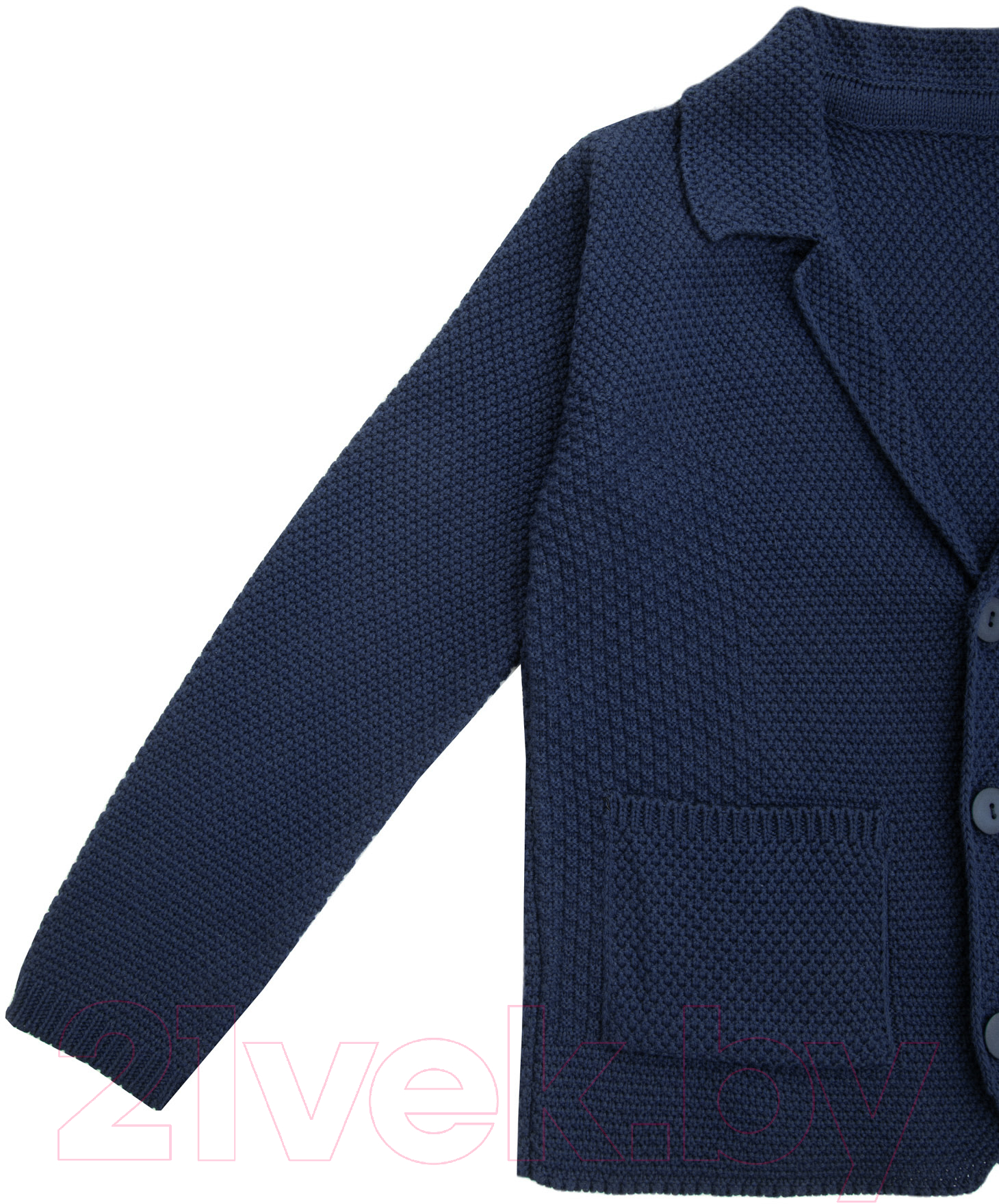 Жакет детский Amarobaby Pure Love School / AB-OD21-PLS2001/20-122 (синий, р-р 116-122) — фото 3