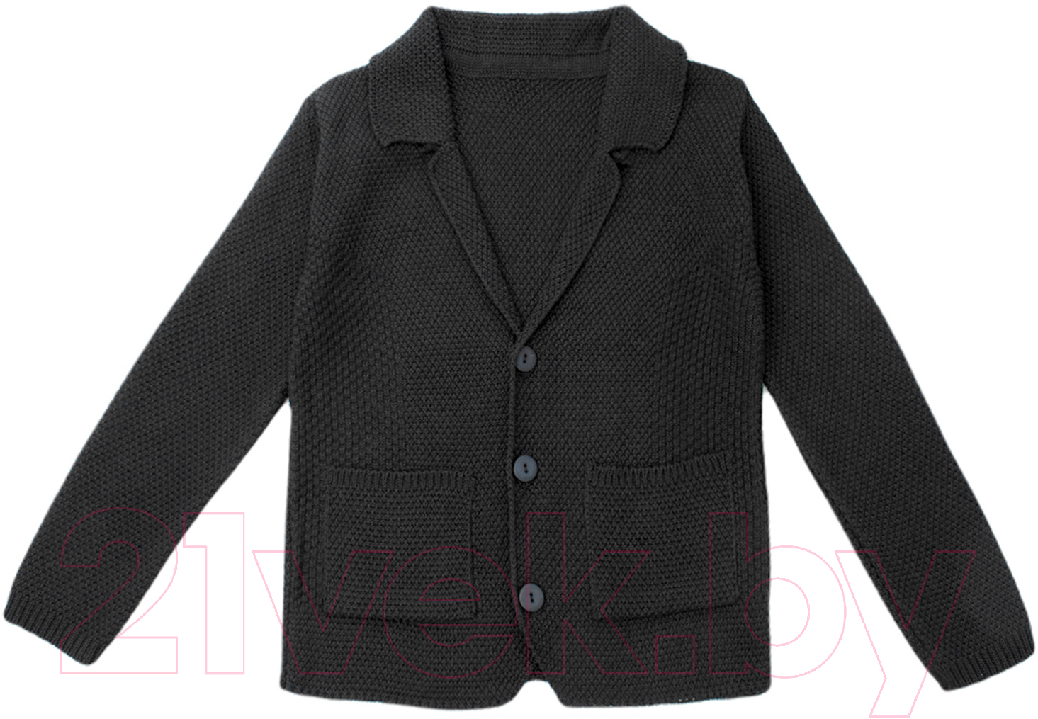 Жакет детский Amarobaby Pure Love School / AB-OD21-PLS2001/09-146 (черный, р-р 140-146)