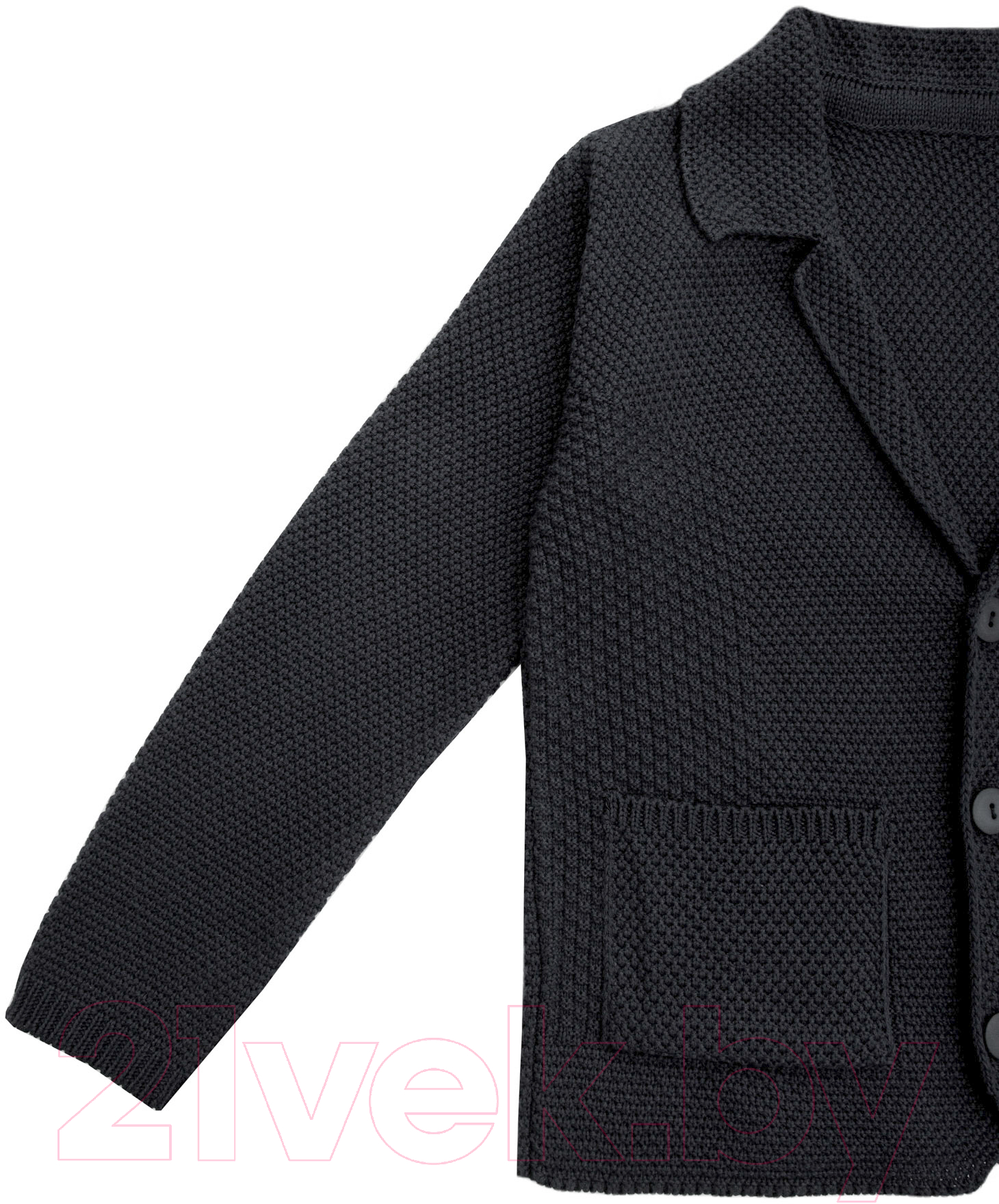 Жакет детский Amarobaby Pure Love School / AB-OD21-PLS2001/09-134 (черный, р-р 128-134) — фото 3