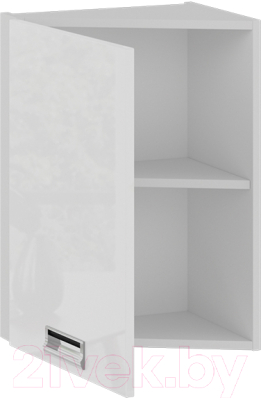 Шкаф навесной для кухни ТриЯ Бьюти торцевой левый ВТ_60-40(45)_1ДР(А) (белый)