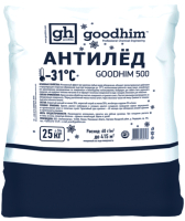 Противогололедный реагент GoodHim 500 № 31 / 60798 (25кг, бумажный мешок) - 