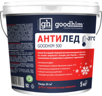 Противогололедный реагент GoodHim 500 № 31 / 40276 (5кг, ведро) - 