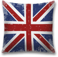 Наволочка декоративная JoyArty Винтажный флаг Великобритании / sl_33102 - 