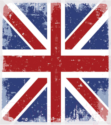 Наволочка декоративная JoyArty Винтажный флаг Великобритании / sl_33102