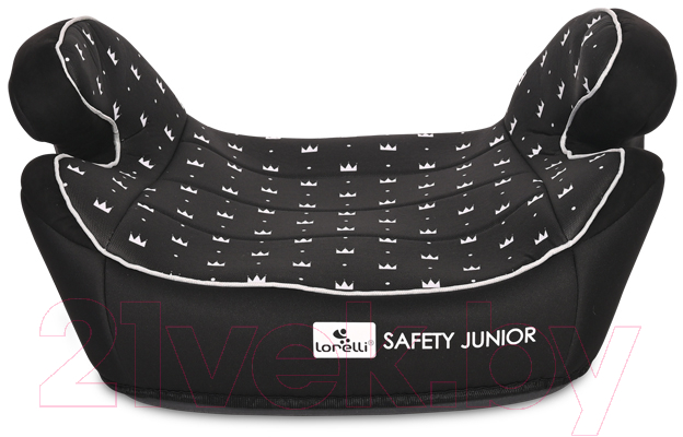 Бустер Lorelli Safety Junior Fix Black Crowns / 10071332105