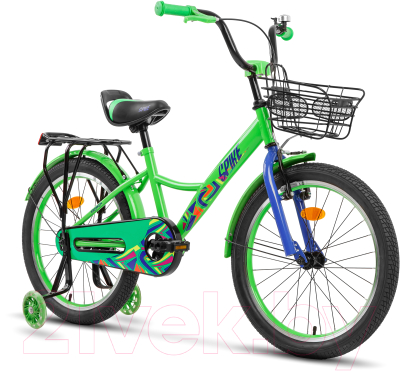 Детский велосипед Krakken Spike 16 2021 / 4810310016037 (16, зеленый)