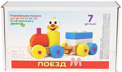 

Развивающая игрушка Pinocchio, Поезд М / WOOD15