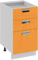 

Шкаф-стол кухонный ТриЯ, Бьюти Н3я(Т)_72-45_3Я