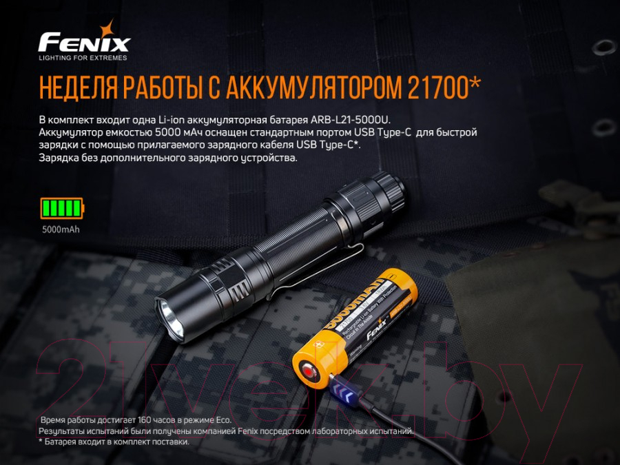 Фонарь Fenix Light PD36TAC