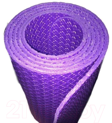 Коврик для йоги и фитнеса Isolon Yoga Asana (180x60x0.4см, фиолетовый)