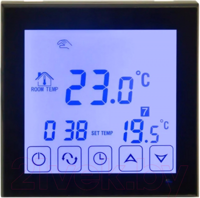 Терморегулятор для теплого пола Rexant R200B / 51-0574 (черный)