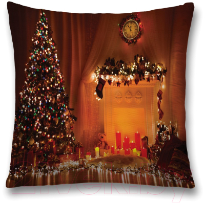 

Наволочка декоративная JoyArty, Новогодний интерьер / sl_33286377