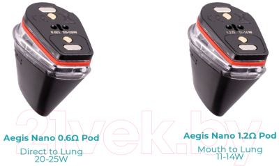 Картридж для электронного парогенератора Geekvape Aegis Nano Pod 1.2 Ом (2мл, черный)