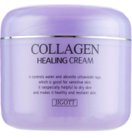 Крем для лица Jigott Collagen Healing Cream (100мл) - 