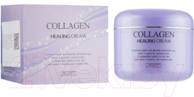 Крем для лица Jigott Collagen Healing Cream (100мл)