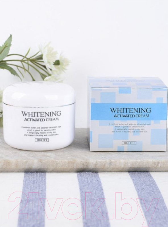 Крем для лица Jigott Whitening Activated Cream (100мл) — фото 5