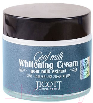 Крем для лица Jigott Goat Milk Whitening Cream (70мл)