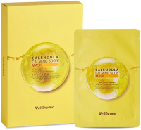 

Набор масок для лица Wellderma, Calendula Calming Soon Mask