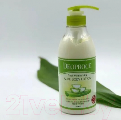 Лосьон для тела Deoproce Fresh Moisturizing Aloe Body Lotion (500мл)