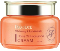 

Крем для лица Deoproce, Whitening & Anti-Wrinkle Horse Oil Hyalurone Cream