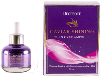 Сыворотка для лица Deoproce Caviar Shining Turn Over Ampoule (30г)