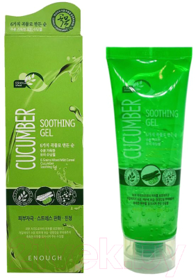 Гель для тела Enough 6 Grains Mixed Cucumber Soothing Gel (100мл)