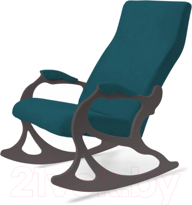 Кресло-качалка Слайдер Санторини (венге/бирюзовый)