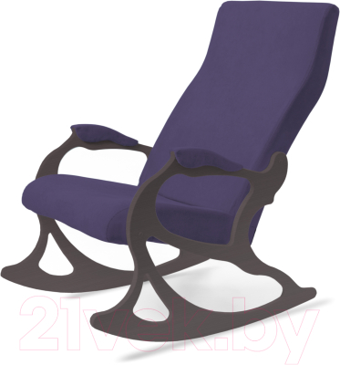 Кресло-качалка Слайдер Санторини (венге/фиолетовый)