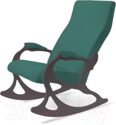 Кресло-качалка Слайдер Санторини (венге/изумрудный)