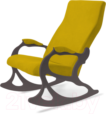 Кресло-качалка Слайдер Санторини (венге/желтый)