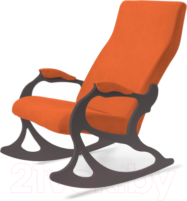 Кресло-качалка Слайдер Санторини (венге/оранжевый)