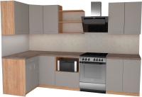 

Готовая кухня Primebeli, Агата Premium 1.2x2.4 левая