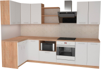 

Готовая кухня Primebeli, Агата Premium 1.2x2.4 левая + шкаф под духовку
