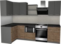 

Готовая кухня Primebeli, Агата Premium 1.2x2.2 левая