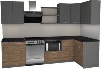 

Готовая кухня Primebeli, Агата Premium 1.2x2.4 правая