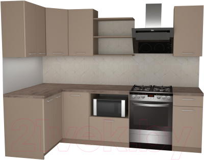 

Готовая кухня Primebeli, Агата Premium 1.2x2.0 левая