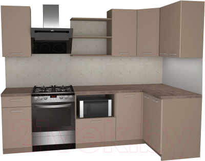

Готовая кухня Primebeli, Агата Premium 1.2x2.0 правая