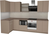 

Готовая кухня Primebeli, Агата Premium 1.2x2.4 левая + шкаф под духовку