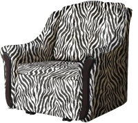 Кресло-кровать Асмана Виктория (велюр зебра) - 